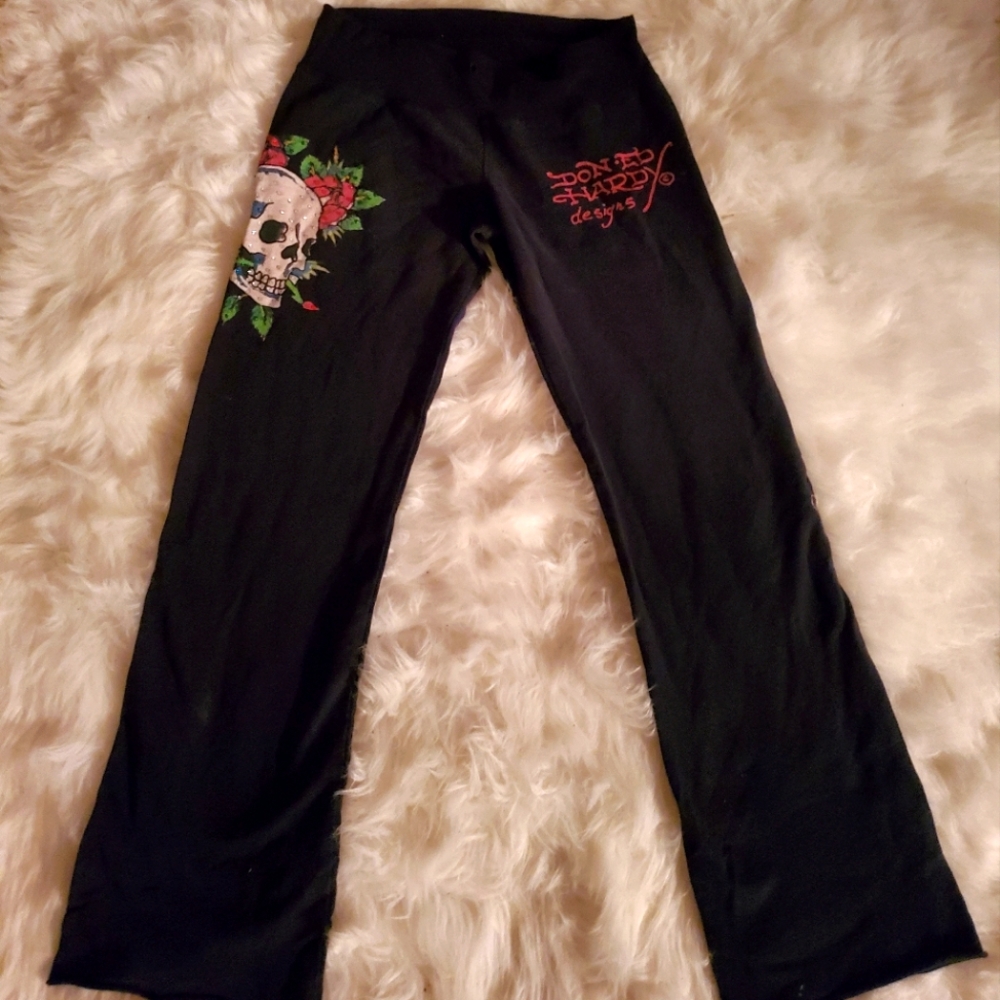 Vintage Women's Ed Hardy Sweat Pants
